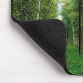 Schöner Birkenwald Mousepad (Ecke)