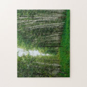 Schöner Birkenwald Puzzle (Vertikal)