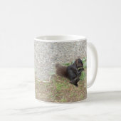 Schöner Black Eichhörnchen-Kaffeecup Kaffeetasse (VorderseiteRechts)