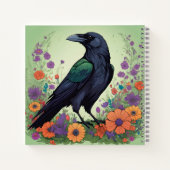 Schöner Black Raven Notizblock (Rückseite)