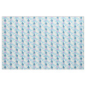 SCHÖNER BLAU I LIEBE GYMNASTIK STOFF (Yard (91,4 cm))