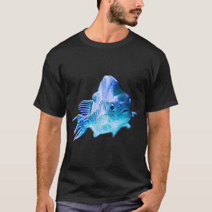 Schöner blauer Fisch T-Shirt