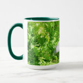 Schöner blauer Held in der wilden Tasse (Links)