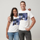 Schöner blauer Jayvogel T-Shirt (Unisex)