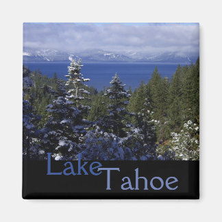 Schöner blauer Lake Tahoe-Platz Magnet
