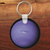 Schöner blauer Neptun, aus dem Weltall gesehen, NA Schlüsselanhänger (Vorderseite)
