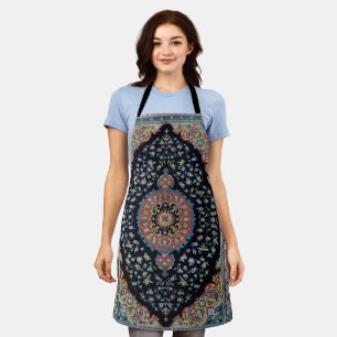 Schöner blauer orientalischer antiker Kilim-Teppic Schürze