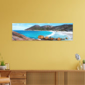 Schöner blauer Ozean und perfekter weißer Strand Leinwanddruck (Insitu (Wohnzimmer))