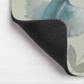 Schöner blauer Vogel Mousepad (Ecke)