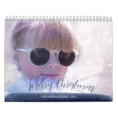 Schöner blauer Weihnachtskalender Kalender (Titelbild)
