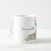 Schöner Blaupfau I Kaffeetasse (Vorderseite Links)