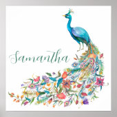 Schöner Blaupfau I Poster (Vorne)