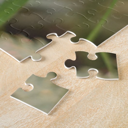 Schöner Blue Butterfly Natur Fotografy Garden Puzzle (Seite)