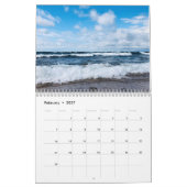 Schöner Blue Waves Beach Fotokalender Kalender (Feb 2027)