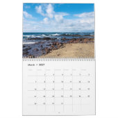 Schöner Blue Waves Beach Fotokalender Kalender (Mär 2027)