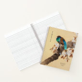 Schöner blühender Baum Vintag Japanisch Notizblock (Innenseite)