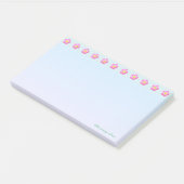 Schöner Blume Post-it Klebezettel (angewinkelt)