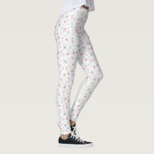 Schöner Blumendruck Leggings