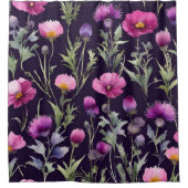 Schöner Blumenduschvorhang Duschvorhang (Vorderseite)