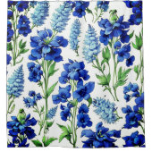 Schöner Blumenduschvorhang Duschvorhang (Vorderseite)