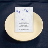 Schöner Blumenerring | 6 Stuhlsichtkarten Visitenkarte