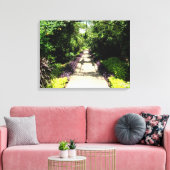 Schöner Blumengarten Leinwanddruck (Insitu (Wohnzimmer))