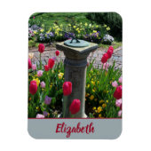 Schöner Blumengarten Magnet (Vertikal)