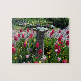 Schöner Blumengarten Puzzle