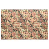 Schöner, blumengeschmückter Hintergrund, elegant, Stoff (Fat Quarter (45,7 x 55,9 cm))
