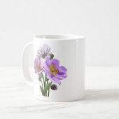 Schöner Blumenkaffee-Cup Kaffeetasse (Vorderseite Links)