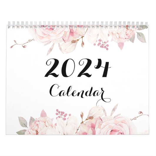 Schöner Blumenkalender 2024 Kalender (Titelbild)