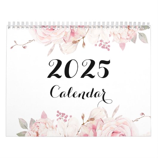 Schöner Blumenkalender 2025 Kalender (Titelbild)