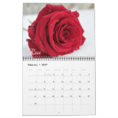Schöner Blumenkalender Kalender (Feb 2027)