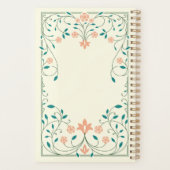 Schöner Blumenrahmen Planer (Rückseite)