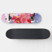 Schöner Blumenstrauß der Blumen Skateboard (Horizontal)