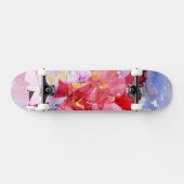 Schöner Blumenstrauß der Blumen Skateboard (Horizontal)