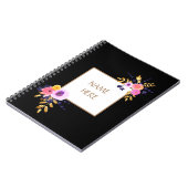 Schöner Blumenstrauß Notizblock (Linke Seite)