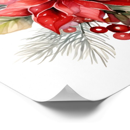 Schöner Blumenstrauß Poster (Ecke)