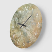 Schöner Boden Große Wanduhr (Winkel)