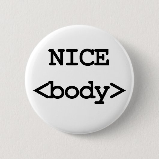 schöner Body HTML-Code Button (Vorderseite)