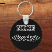 schöner Body HTML-Code Schlüsselanhänger (Vorderseite)