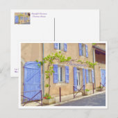 SCHÖNER BONNIEUX, PROVENCE, FRANKREICH POSTKARTE (Vorne/Hinten)