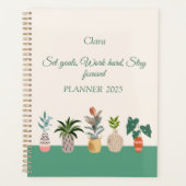 Schöner Botanicals Personalisierter Planer 2025 (Vorderseite)
