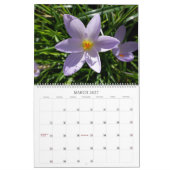 Schöner botanischer Garten Kalender (Mär 2027)