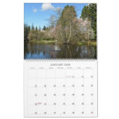 Schöner botanischer Garten Kalender (Jan 2026)