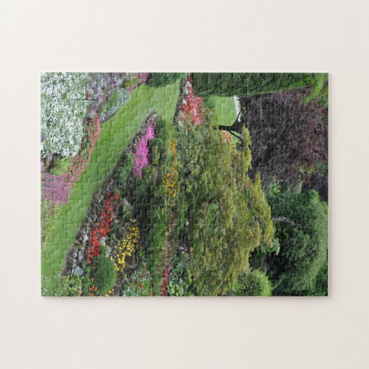 Schöner botanischer Garten Puzzle (Horizontal)