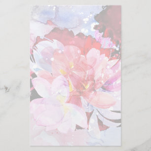 Schöner Bouquet mit Blume Briefpapier