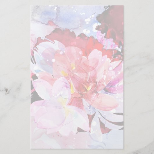 Schöner Bouquet mit Blume Briefpapier (Vorderseite)