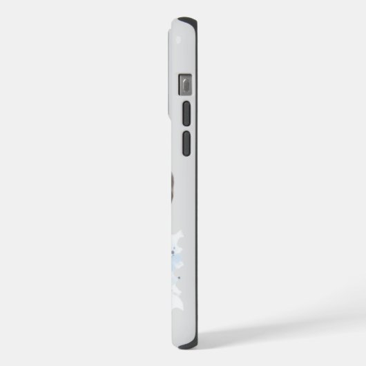 Schöner Boxer Hund in Wasserfarbe iPhone Hülle (Linke Seite)