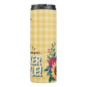 Schöner Boxerhund Thermosbecher (Rückseite)